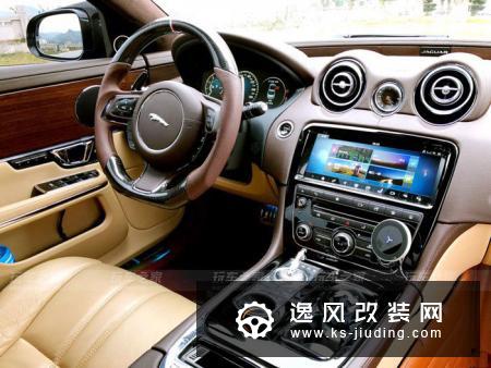 运动英伦范，全新宝石蓝捷豹XJ改装之后更完美