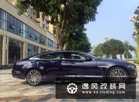 运动英伦范，全新宝石蓝捷豹XJ改装之后更完美