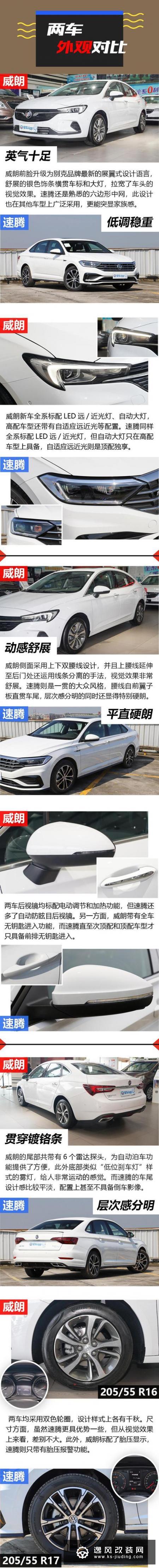 又一轮斗争打响 别克威朗对比大众速腾