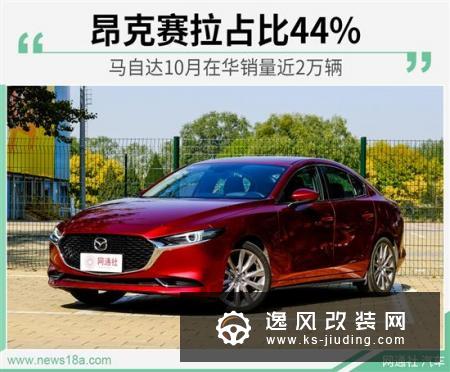 马自达10月在华销量近2万辆 昂克赛拉占44%