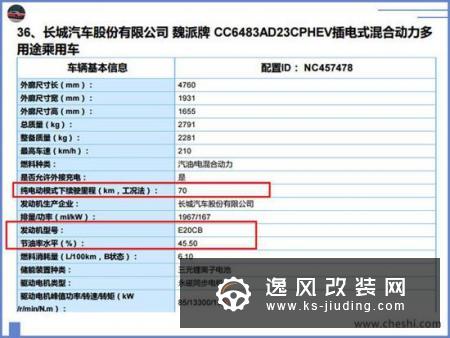 WEY P8插混SUV换国六动力 纯电续航提升40%