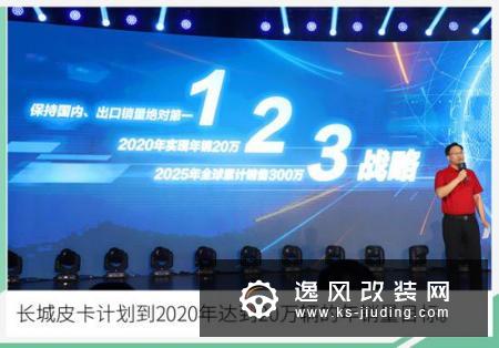 目标冲击世界前三 全新皮卡品牌长城炮发布