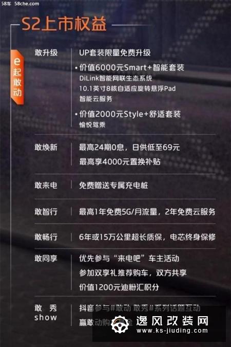 58秒看懂比亚迪S2 8.98万起的纯电小SUV