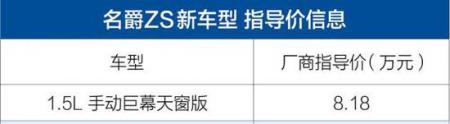开启更多可能 试驾名爵ZS 65寸巨幕天窗版