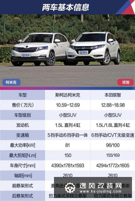 “小”也能满足你 缤智/柯米克空间对比